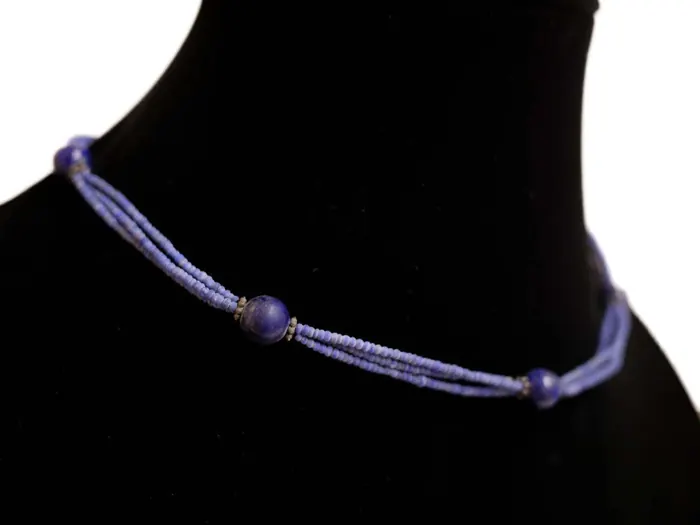Lapis Lazuli Bead Necklace