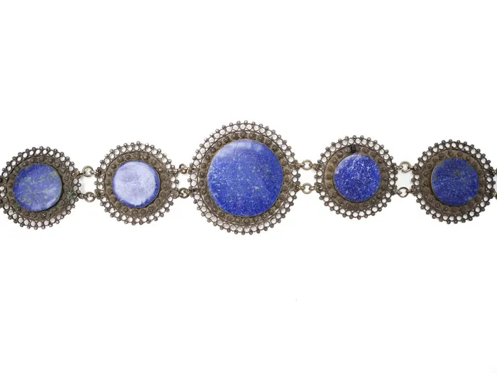 Lapis Lazuli Sun Design Belt