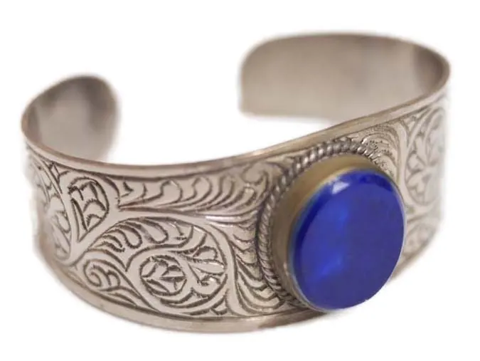 Sterling Silver Lapis Lazuli Bracelet