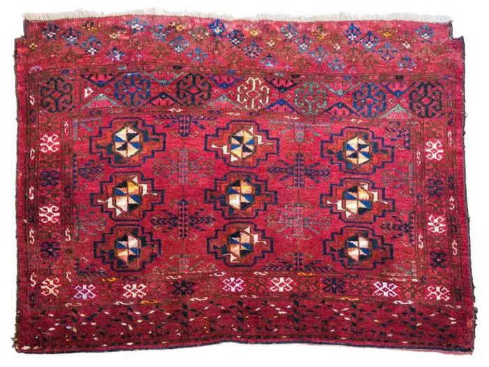 Hand-Knitted Bukhara Jawal Bag