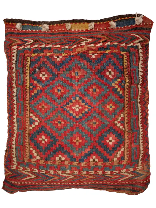 12″ Afghan Kilim Pillow (Tribal Design)